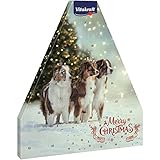 Vitakraft Adventskalender für Hunde, Mit 8 verschiedenen Snacksorten, Weihnachtliches Motiv mit Hunden